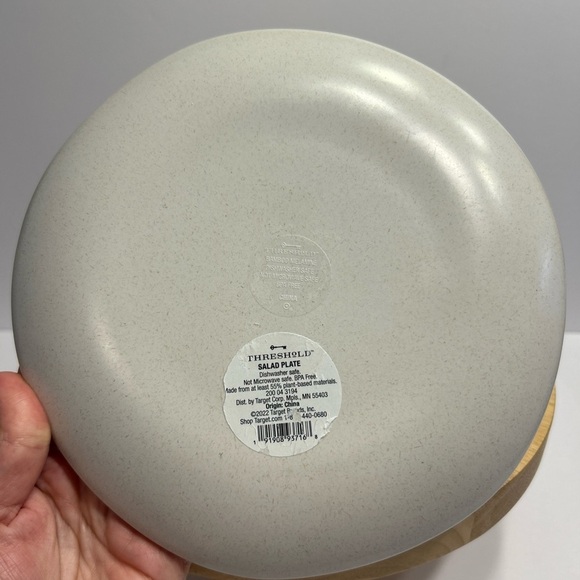 Bunny Rabbit Easter Spring 8" bamboo Melamine Salad Appetizer Plate Threshold - Picture 3 of 6